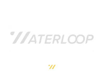 Waterloop Logo clean design hyperloop logo minimalist spacex tesla