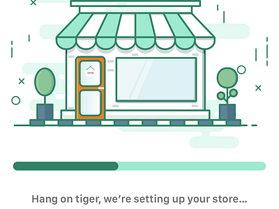 New Store Onboarding Illustration for DEAR POS cashier creative design design graphic design homepage illustration point of sale pos ui ui design ui designer ux ux design web design website design