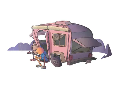 RV 2d character design design illustration