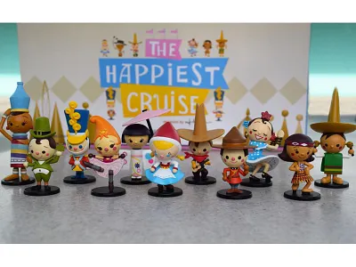 Disney Vinyl - Happiest Cruise character design cute disney disneyland illustration its a small world jmaruyama toys vinyl