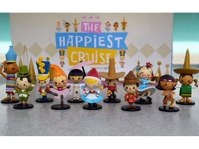 Disney Vinyl - Happiest Cruise character design cute disney disneyland illustration its a small world jmaruyama toys vinyl