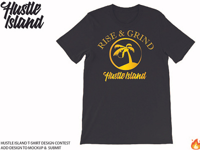 Rise & Grind branding contest design hustle hustleisland vector