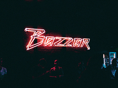 Neon Lettering bar identity lettering log logotype neon synthpop synthwave type typography