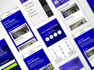 App Screens android app concept design interface ios mobileapp ui user interface