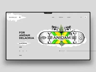 Anidam Delacrua design landingpage ui uidesign ux uxdesign website