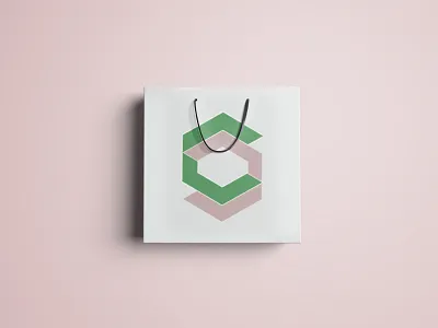 CC Concept Shopping Bag branding collateral design identity design logo
