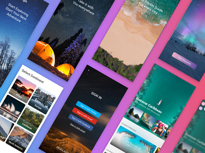 Discovery app principleapp tourism travel ui ui animation ux