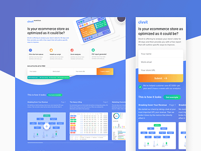 Divvit Healthcheck Landing branding design gradient icon illustration landing landing page ui ux web website