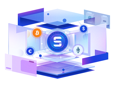 Illustrations for stasis - exchanges icon illustration stasis tolstovbrand vector