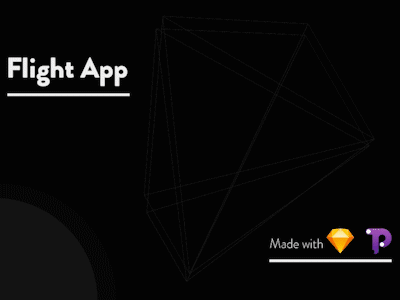 Flight App app flight principleapp sketch tourism travel ui ui animation ux