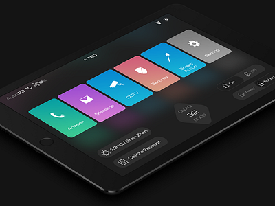 Smart home app gui ui ux