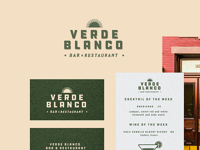 Verde Blanco Brand Identity design logo packaging type typography ui