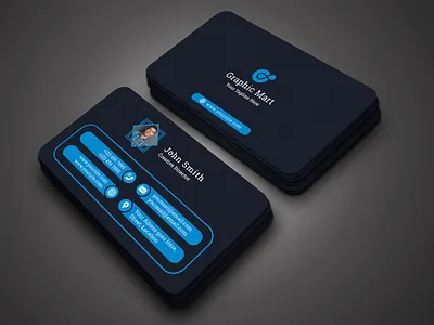 Business Card 300 dpi bc black blue business card card cmyk color corporate business card creative business card green modern business card modern card name card print professional business card qrcode template vc visiting card