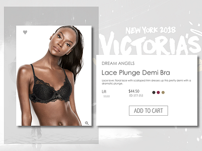 E-Commerce Shop (Single Item) angels app design beauty black branding bras daily 100 challenge design lingerie model product branding shop design shop online shopping app shopping website sketch ui underwear victorias secret women fashion