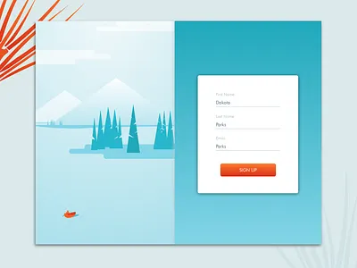Sign Up dailyui dailyui 001 illustration sign up signup signup form ui