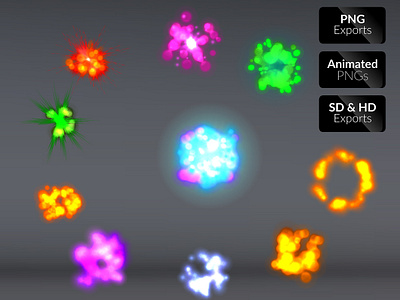 MAGIC GLOW BLAST adventure effects fantasy fx game effects hits hot isolated lights magic particles effects sci fi spot light sprite sheet star effects transportation