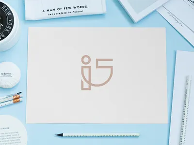 iCinci Logo Mild version logo design mockup modern simplicity