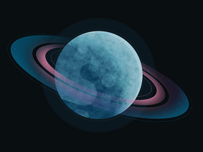 OH SATURN! animation concept concept art illustration orbit photoshop planet saturn space