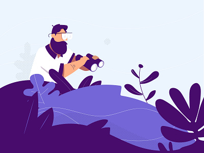 Jungle Man binocular jungle vegetation