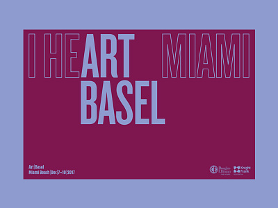 Art Fair Invite art fair branding flood invitation miami typography