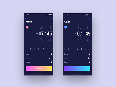 UI Daily, #007 – Settings. app design flat ui ux