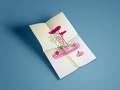 Personal Spaces color duotone festival illustration paperbag poster print relationships sicily silkprint