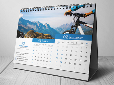 Desk Calendar 2019 bab bundle calendar bundle stationery calendar calendar mockup calender 2019 cyan date day desk desk calendar desk calendar 2019 green horizontal calendar light mockup monday new year office vertical calendar
