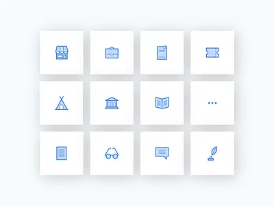 Icon set design digital art graphic design icon icon a day icon artwork illustration illustrator vector