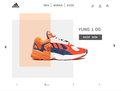 YUNG1 OG redesign ui ux website