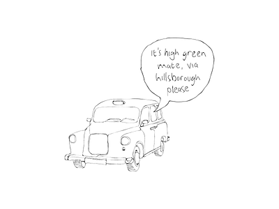 Red light indicates doors are secure arctic monkeys design illustration line london lyrics music simple taxi vector