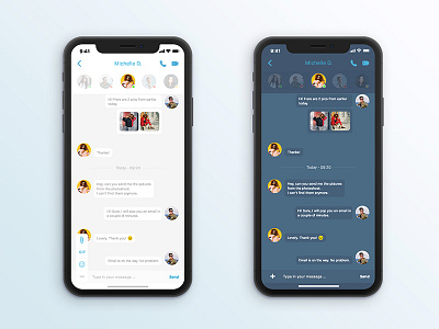 Day 13 - Direct Message 100daychallange adobexd app apple design ios message app messenger uidesign userinterface uxdesign