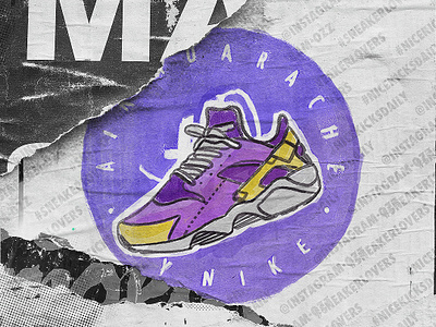 Nike Classic Shoes airmax art huarache illustration nike nike air nike running poster sneakers streetart