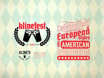 Klinefest 2018 beer craft beer design european german graphic design logo oktoberfest typography
