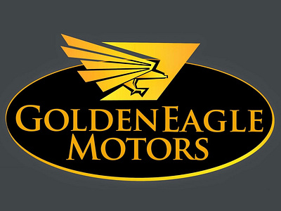 Golden Eagle Motors - Logo Design Winner clean icon illustration logo typography vector