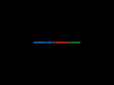 Day 1 @ CGH branding chermayeff geismar haviv identity logo