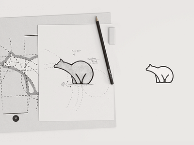 Wildlife Logo Sketch + Grid animal bear bear logo branding branding design design designer grid icon identity logo logogrid logomark logoprocess logosketch logovector mark sketch symbol vector