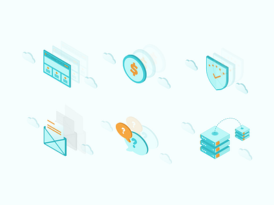 icons design design email icon illustration interface isometric technology ui ux vector