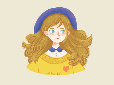 Head portrait illustrations