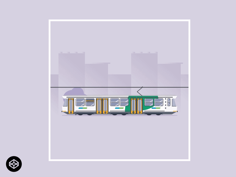 Melbourne Tram animations australia codepen css gradients illustration melb melbourne tram