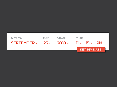 Date Picker uidesign