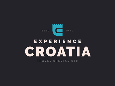 Experience Croatia pt. 1 brand branding branding identity croatia design designinspiration ec geometric icon lockup logo logo design logoinspiration mark monogram symbol typemark