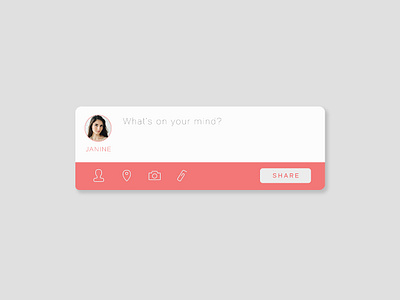 Daily UI #081 - Status Update activity app daily ui daily ui challenge design desktop form interface message mobile profile status status update tweet typography ui update ux