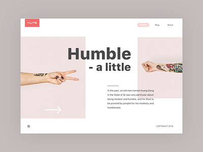 Humble color design illustration sketch typography ui