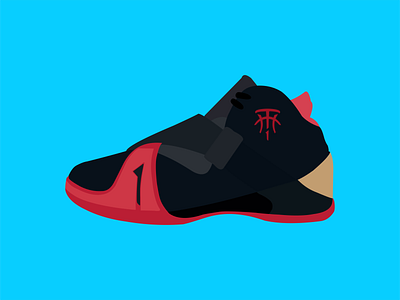 T Mac 5 shoes basketball design houston houston rockets illustration legend rockets