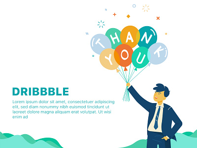 Thank you Page design ideas illustration office office man official thank you thanks