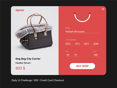 Credit Card Checkout 002 challenge credit card daily 100 challenge dailyui design ui user experience ux