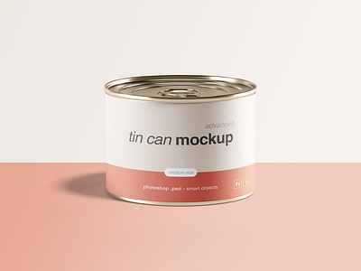 Free Tin Can Mockup free free download free mockup free psd freebie mockup mockup download psd download psd mockup