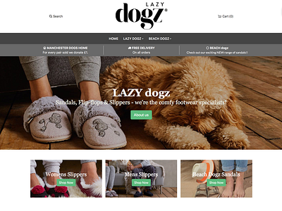 Lazy Dogz Web branding design identity logo typography ui ux web website