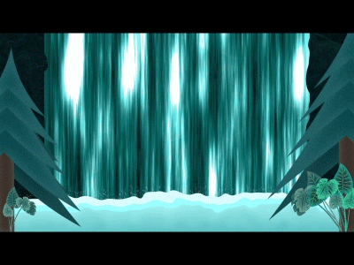 Waterfall after effects loop nature plants puppet tool trees water waterfall wiggle