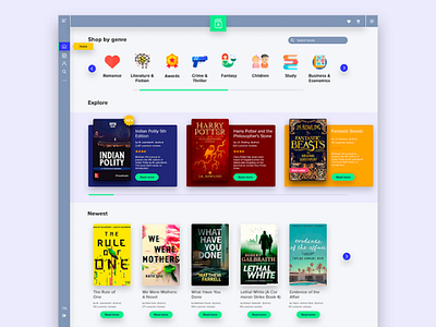 Book store ui store user interface ux